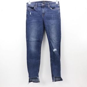 Lucky Brand Ava Skinny Jeans Women's 8/29 High Rise Medium Wash Denim Orta Ankle